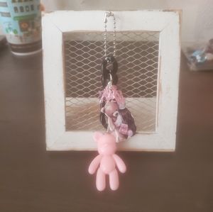 A Girl and her Bears Purse/Backpack Charm